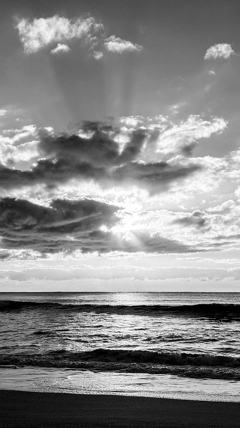 Sunrise over the ocean